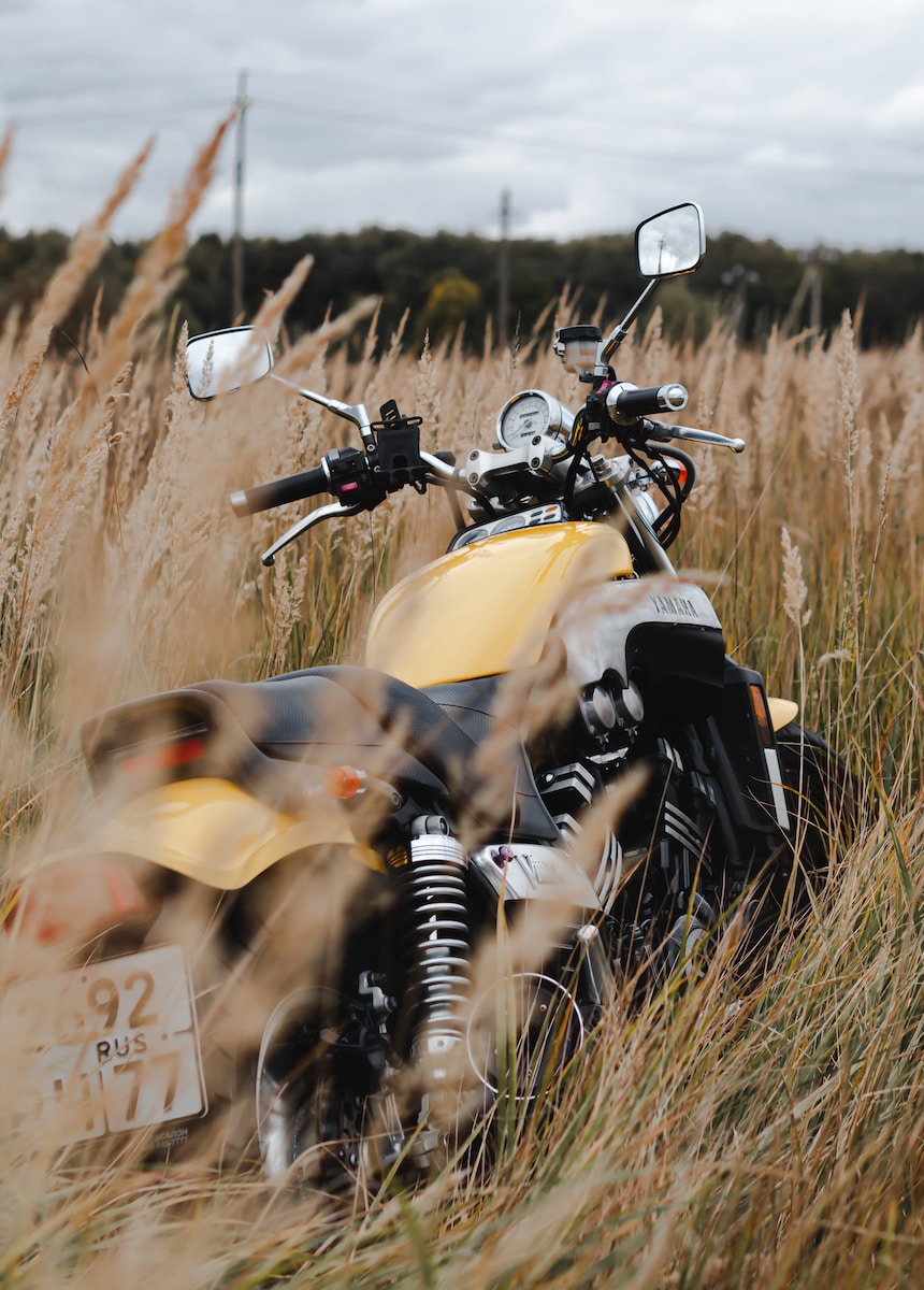 white motorcycle