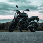 black and gray motorcycle low angle photography