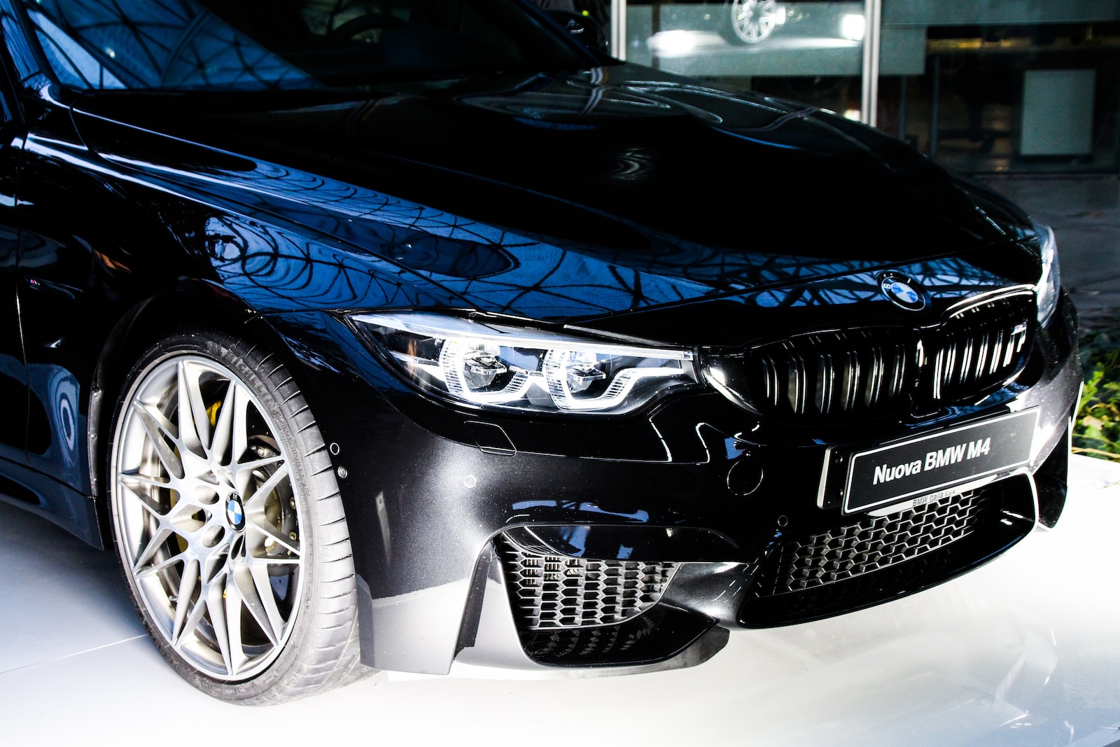 black BMW M3 coipe