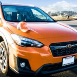 orange Subaru SUV